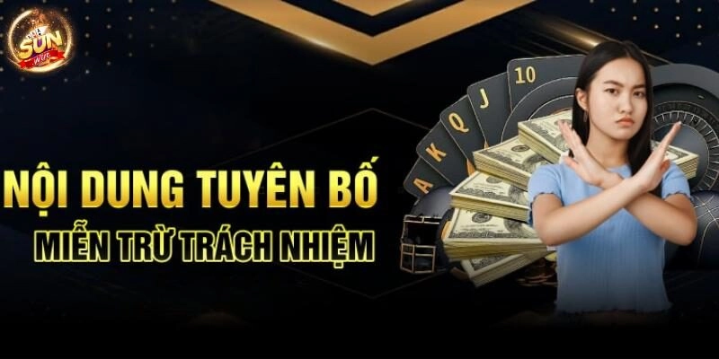 Nội dung có trong chính sách miễn trừ trách nhiệm
